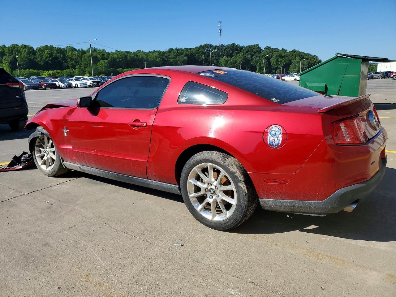 2011 Ford Mustang Красный vin: 1ZVBP8AM7B5164918