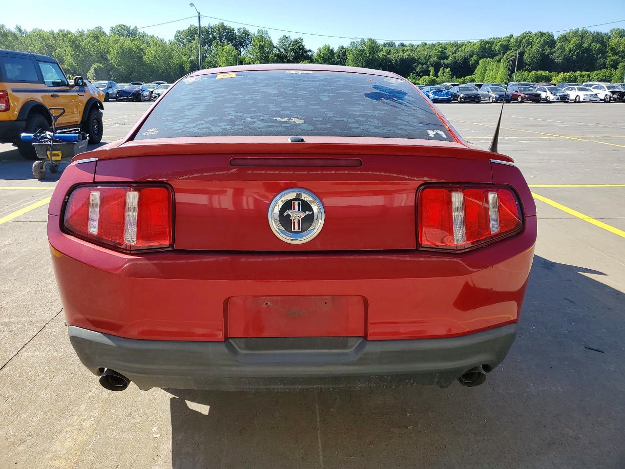 2011 Ford Mustang Красный vin: 1ZVBP8AM7B5164918