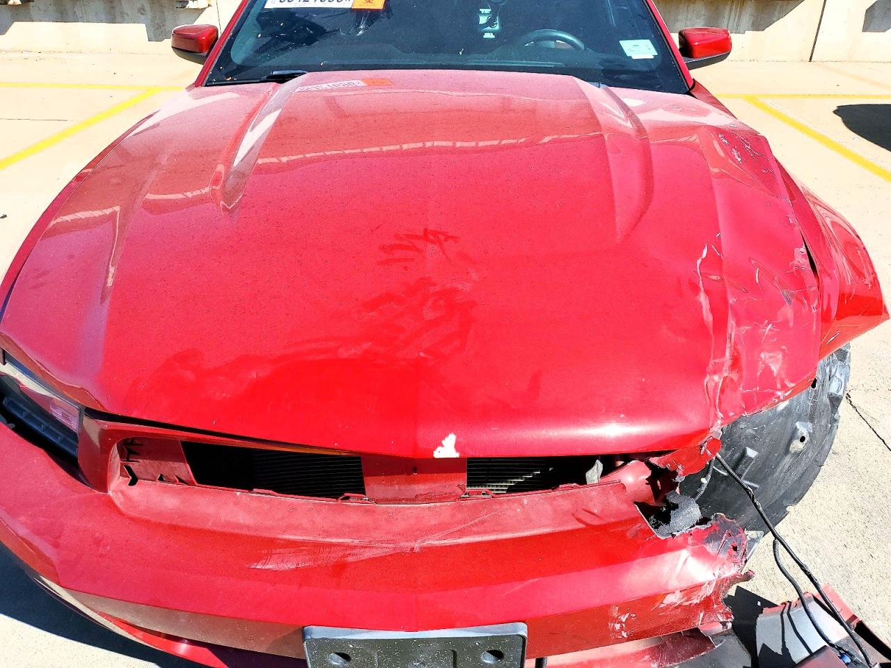 2011 Ford Mustang Красный vin: 1ZVBP8AM7B5164918