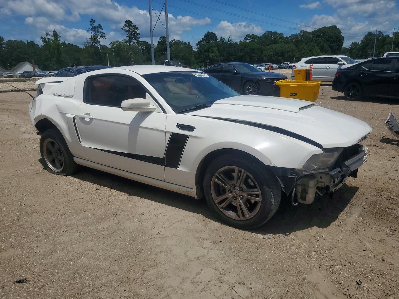 2011 Ford Mustang White vin: 1ZVBP8AM7B5165101