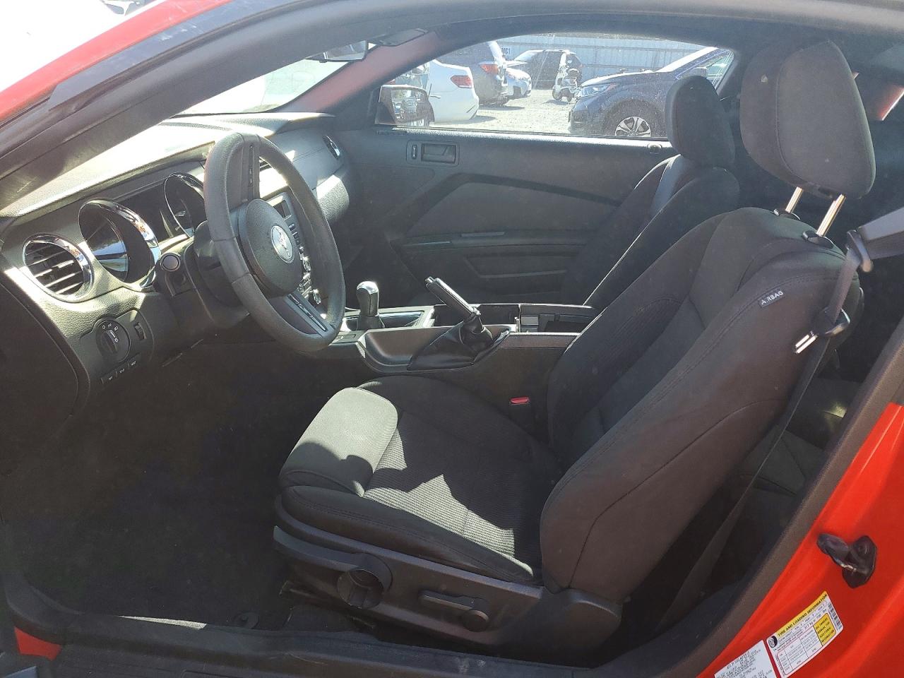 2012 Ford Mustang Red vin: 1ZVBP8AM7C5205310