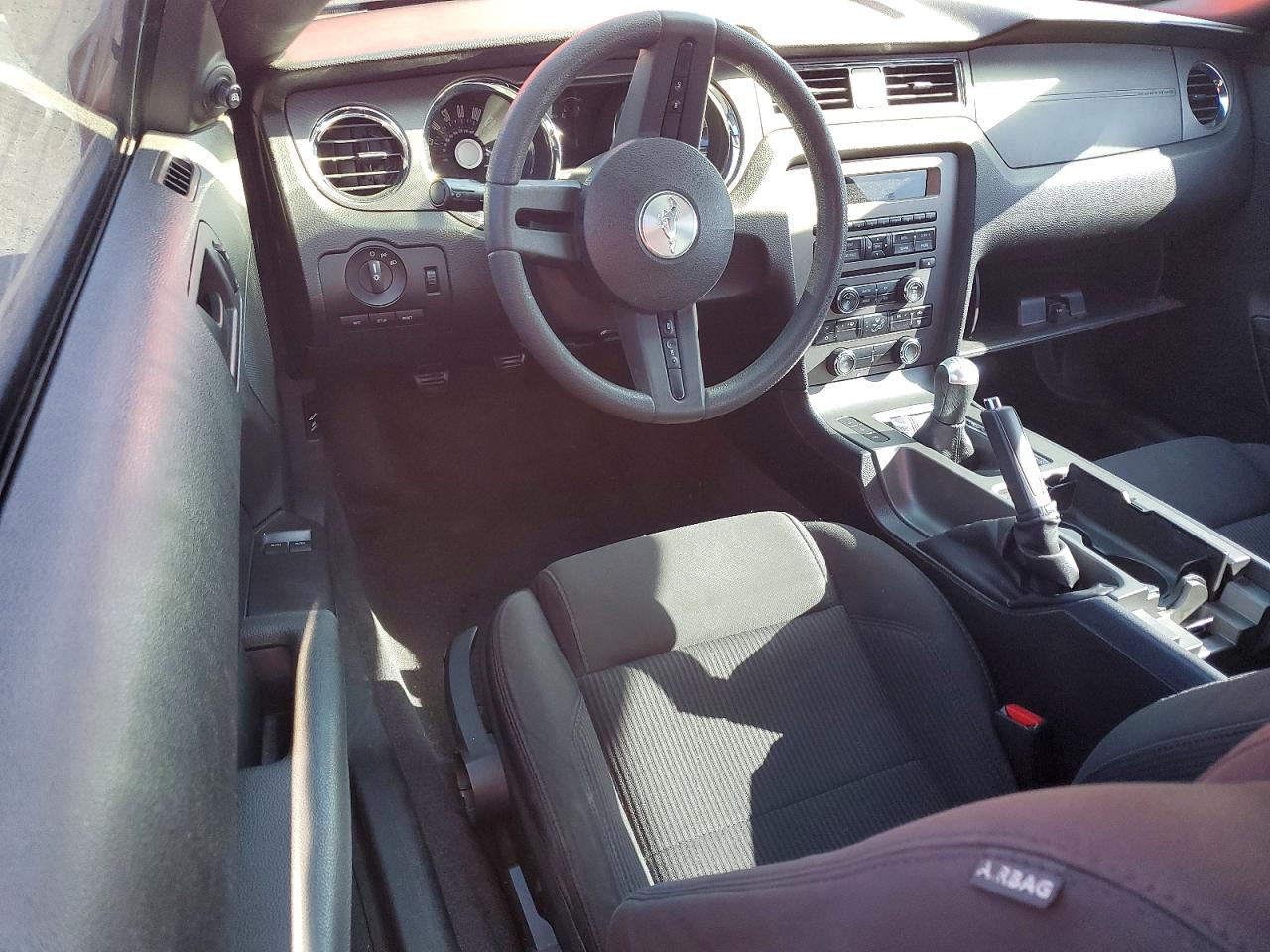 2012 Ford Mustang Red vin: 1ZVBP8AM7C5205310