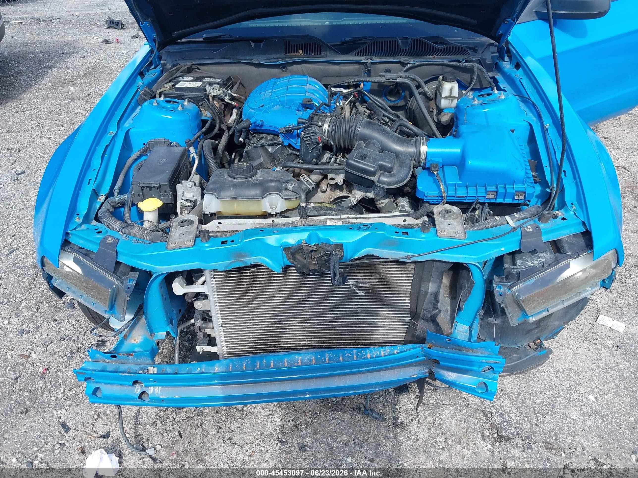 2012 Ford Mustang V6/v6 Premium Blue vin: 1ZVBP8AM7C5266317