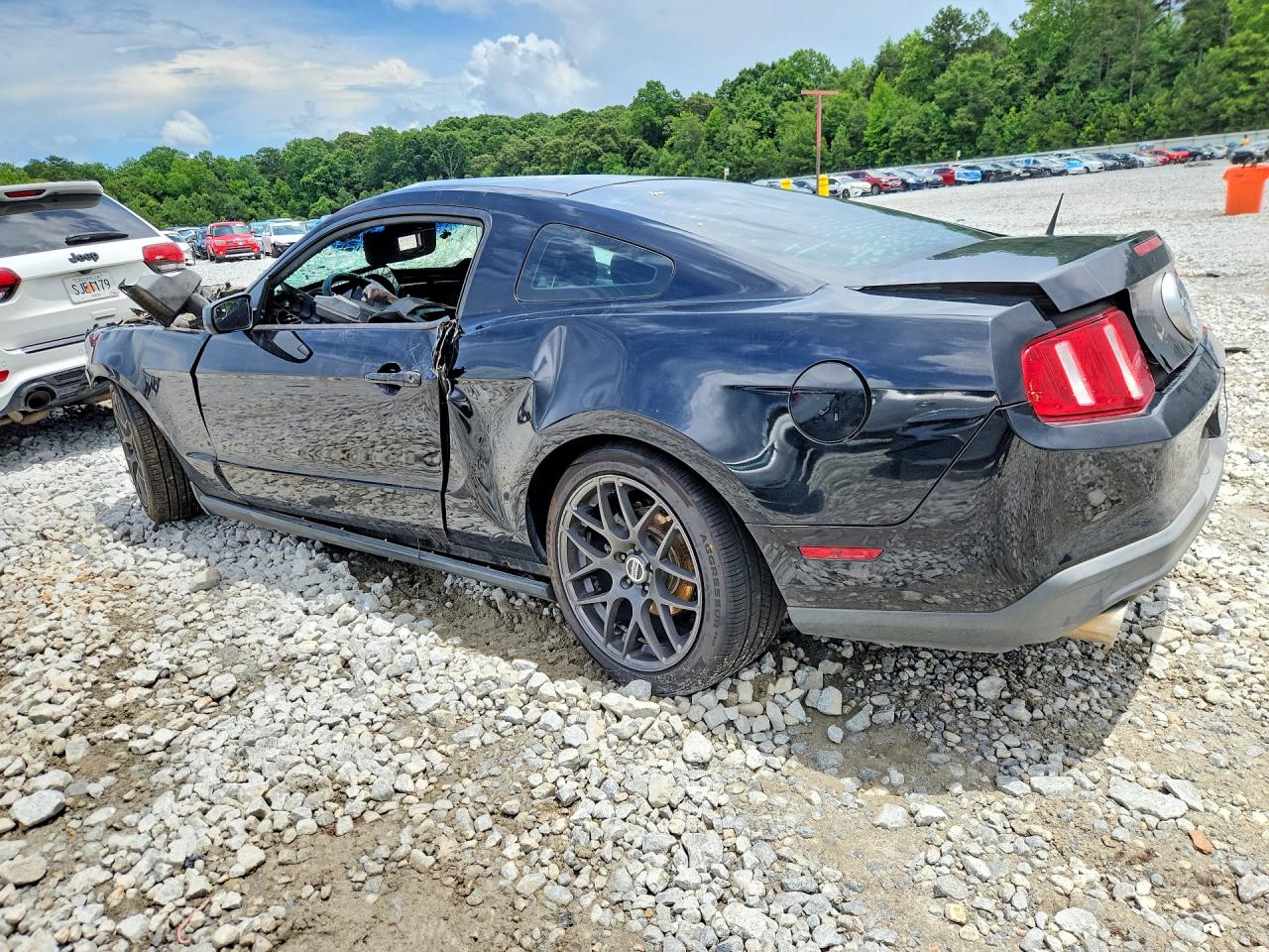 2012 Ford Mustang Черный vin: 1ZVBP8AM7C5268746