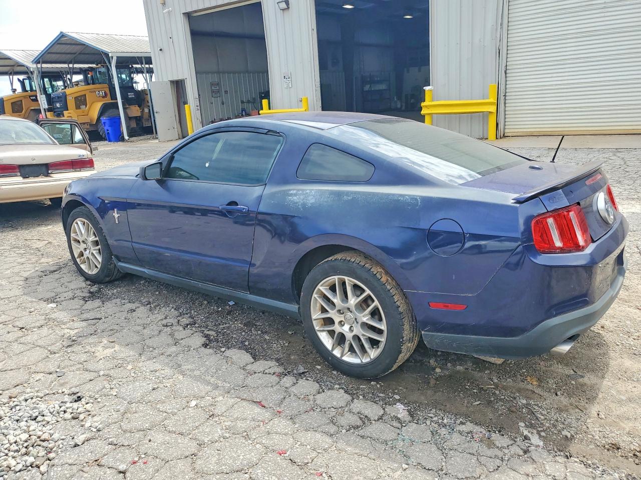 2012 Ford Mustang Blue vin: 1ZVBP8AM7C5269802