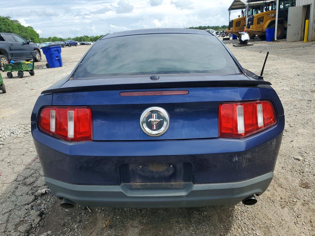 2012 Ford Mustang Blue vin: 1ZVBP8AM7C5269802
