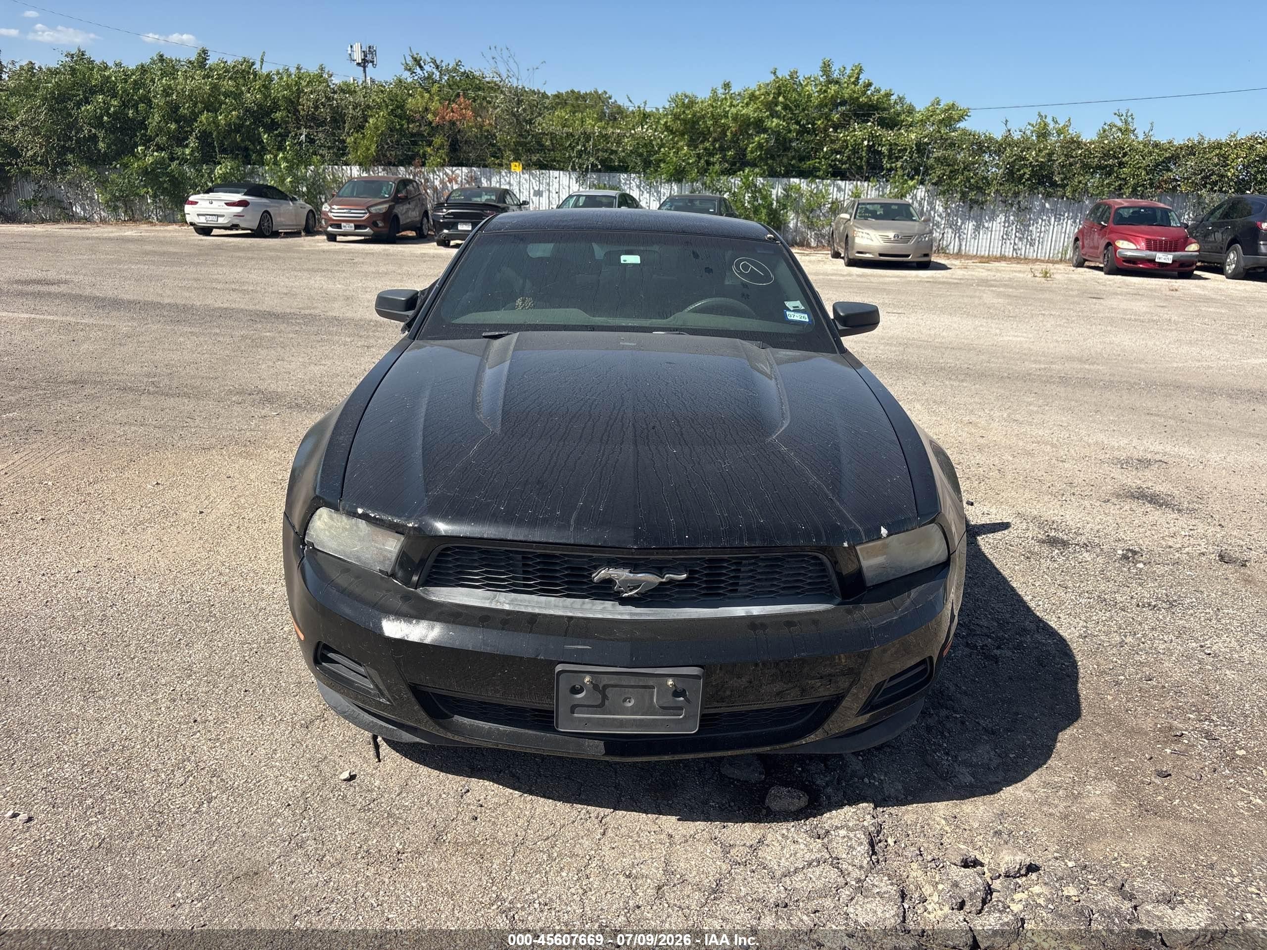 2012 Ford Mustang V6 vin: 1ZVBP8AM7C5278662