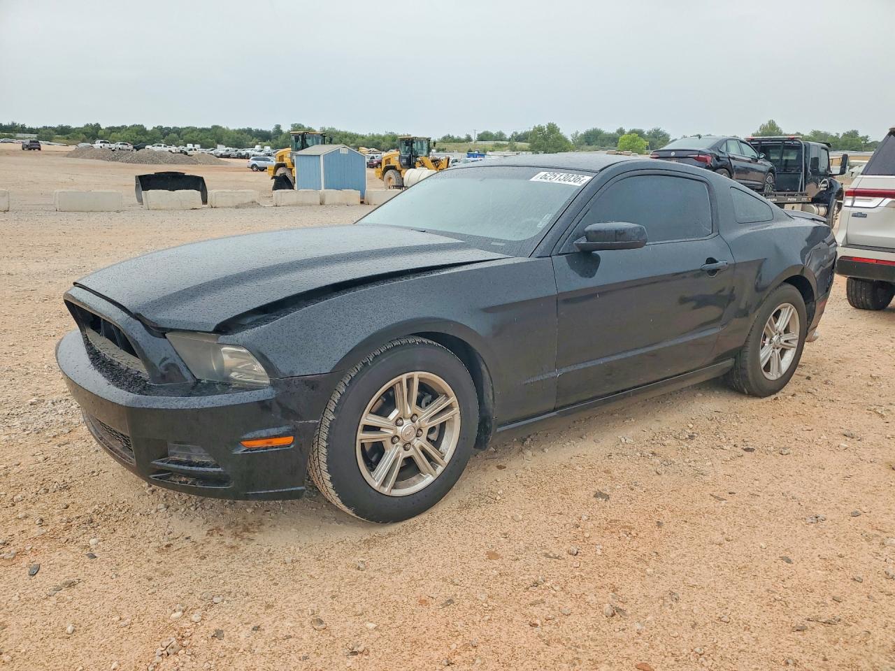 2013 Ford Mustang Black vin: 1ZVBP8AM7D5207804