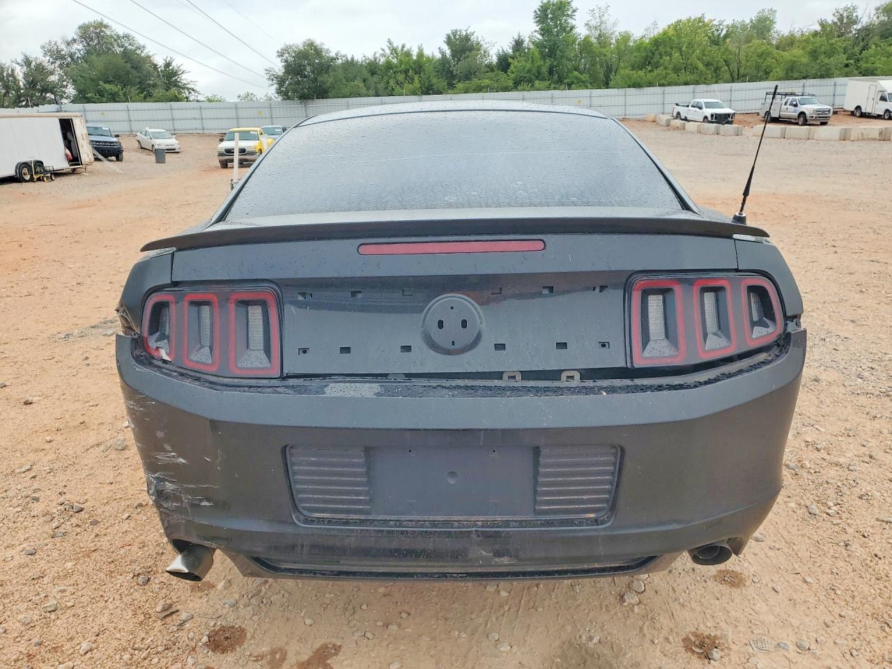 2013 Ford Mustang Black vin: 1ZVBP8AM7D5207804