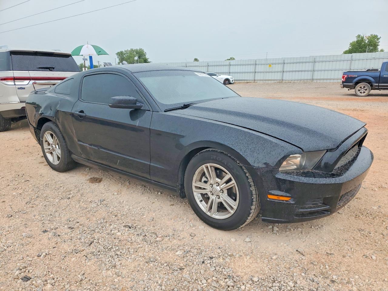 2013 Ford Mustang Black vin: 1ZVBP8AM7D5207804