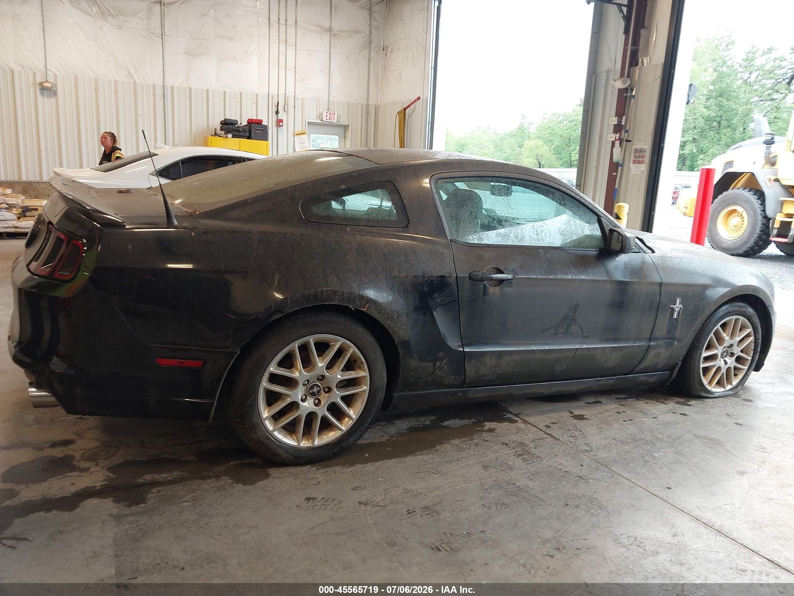2013 Ford Mustang V6 Premium Black vin: 1ZVBP8AM7D5222920