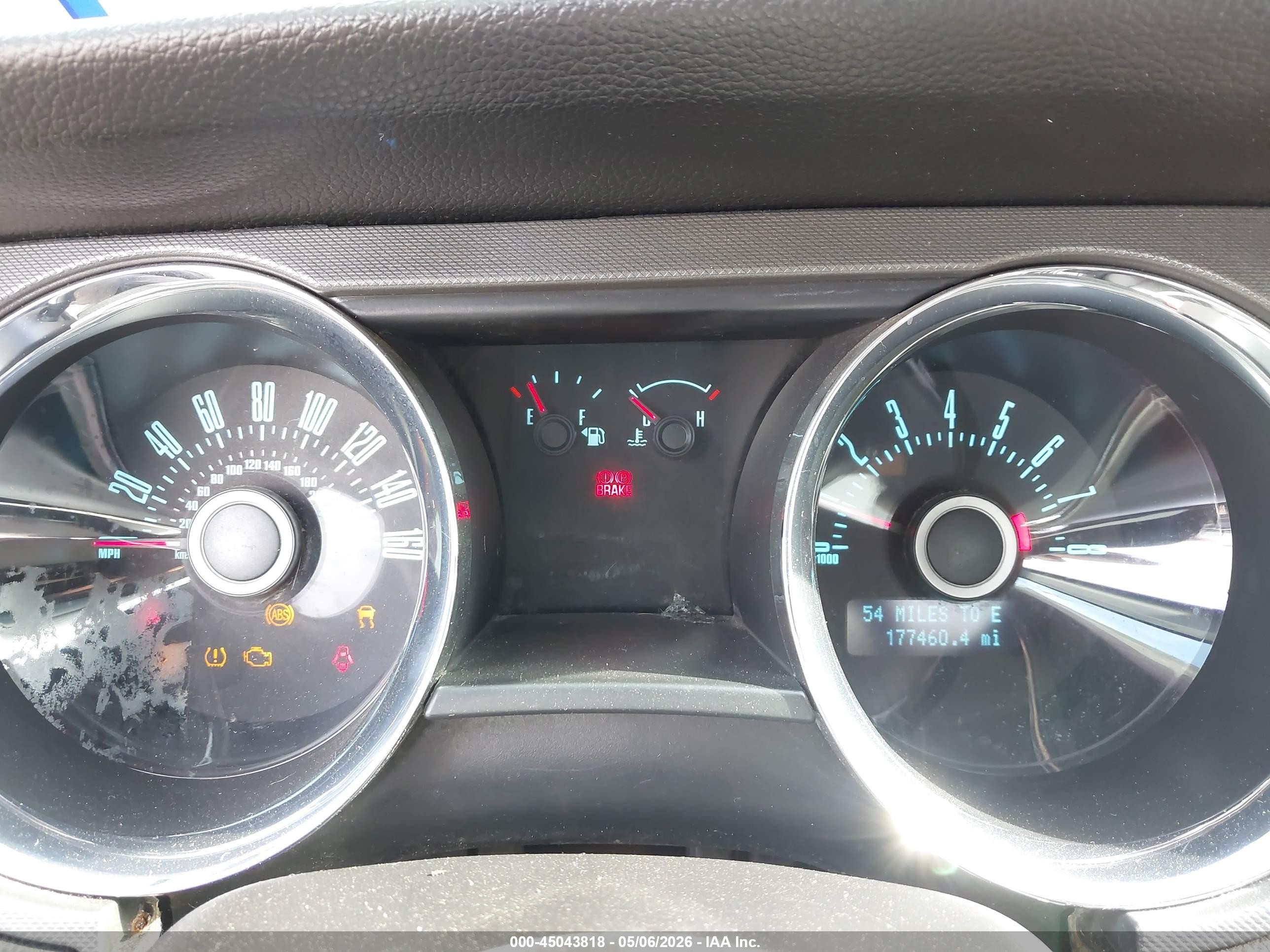 2013 Ford Mustang V6 Gray vin: 1ZVBP8AM7D5226708