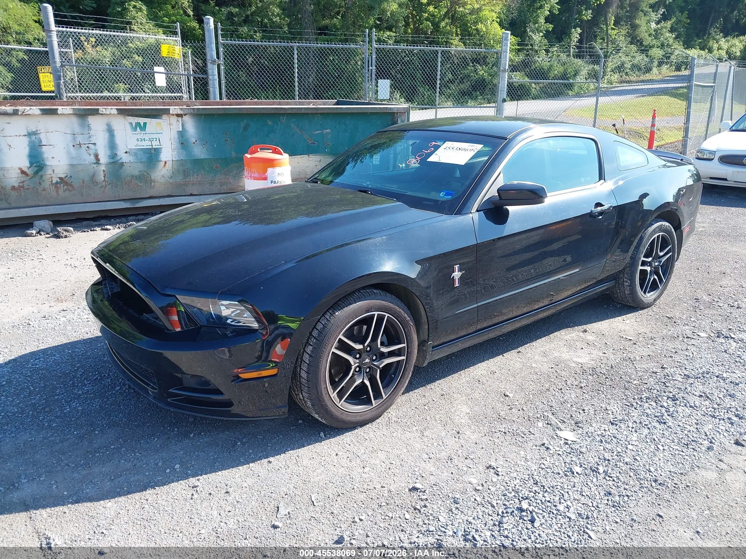 2013 Ford Mustang V6/v6 Premium Black vin: 1ZVBP8AM7D5243072