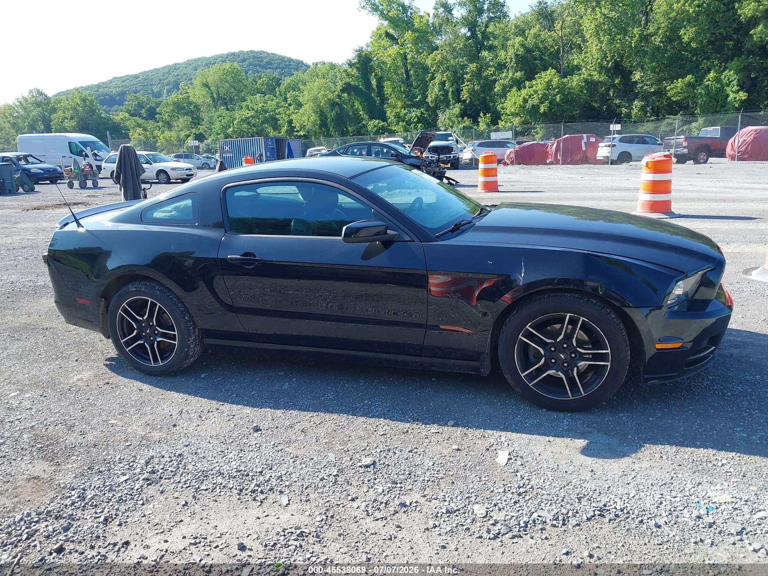 2013 Ford Mustang V6/v6 Premium Black vin: 1ZVBP8AM7D5243072