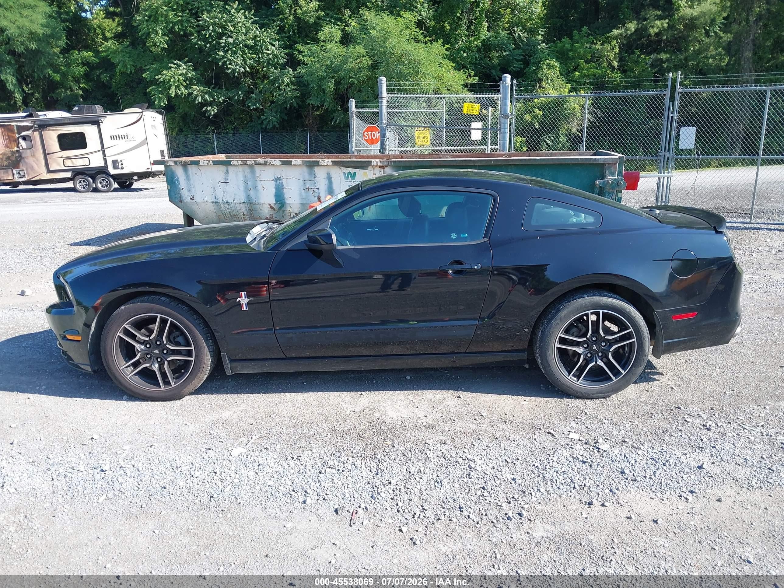 2013 Ford Mustang V6/v6 Premium Black vin: 1ZVBP8AM7D5243072