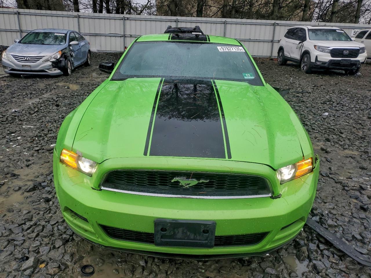 2013 Ford Mustang Green vin: 1ZVBP8AM7D5244299