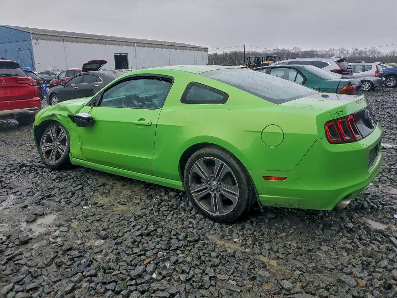 2013 Ford Mustang Green vin: 1ZVBP8AM7D5244299