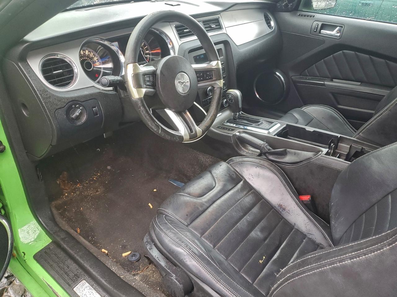 2013 Ford Mustang Green vin: 1ZVBP8AM7D5244299