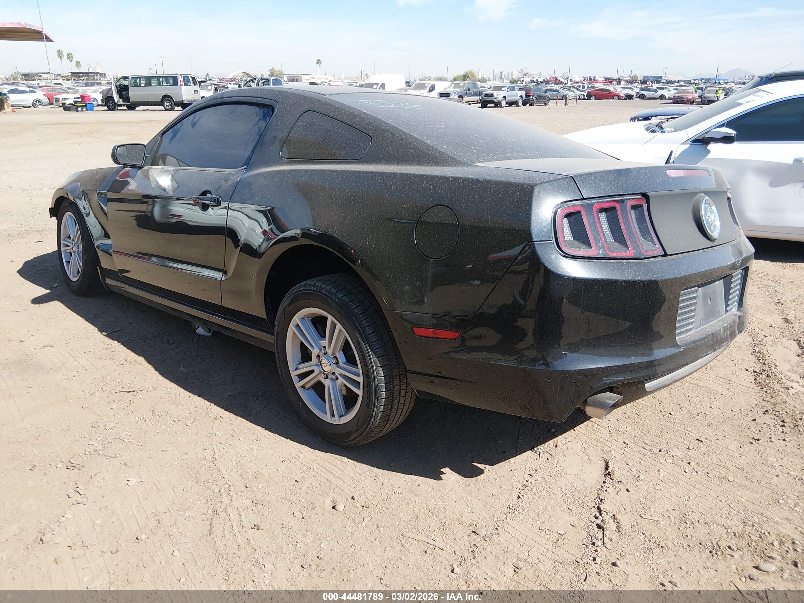 2013 Ford Mustang V6 Black vin: 1ZVBP8AM7D5251561