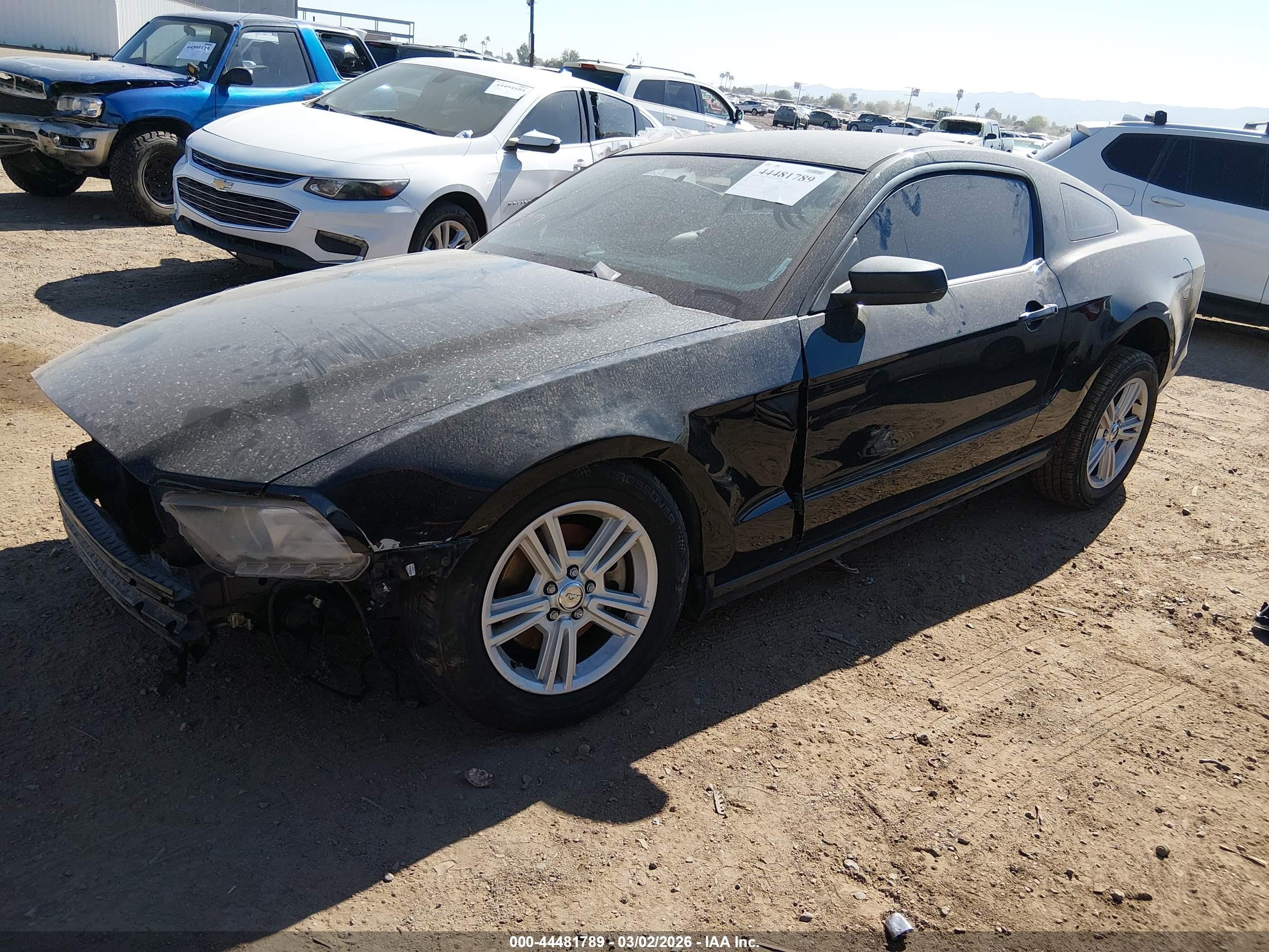 2013 Ford Mustang V6 Black vin: 1ZVBP8AM7D5251561