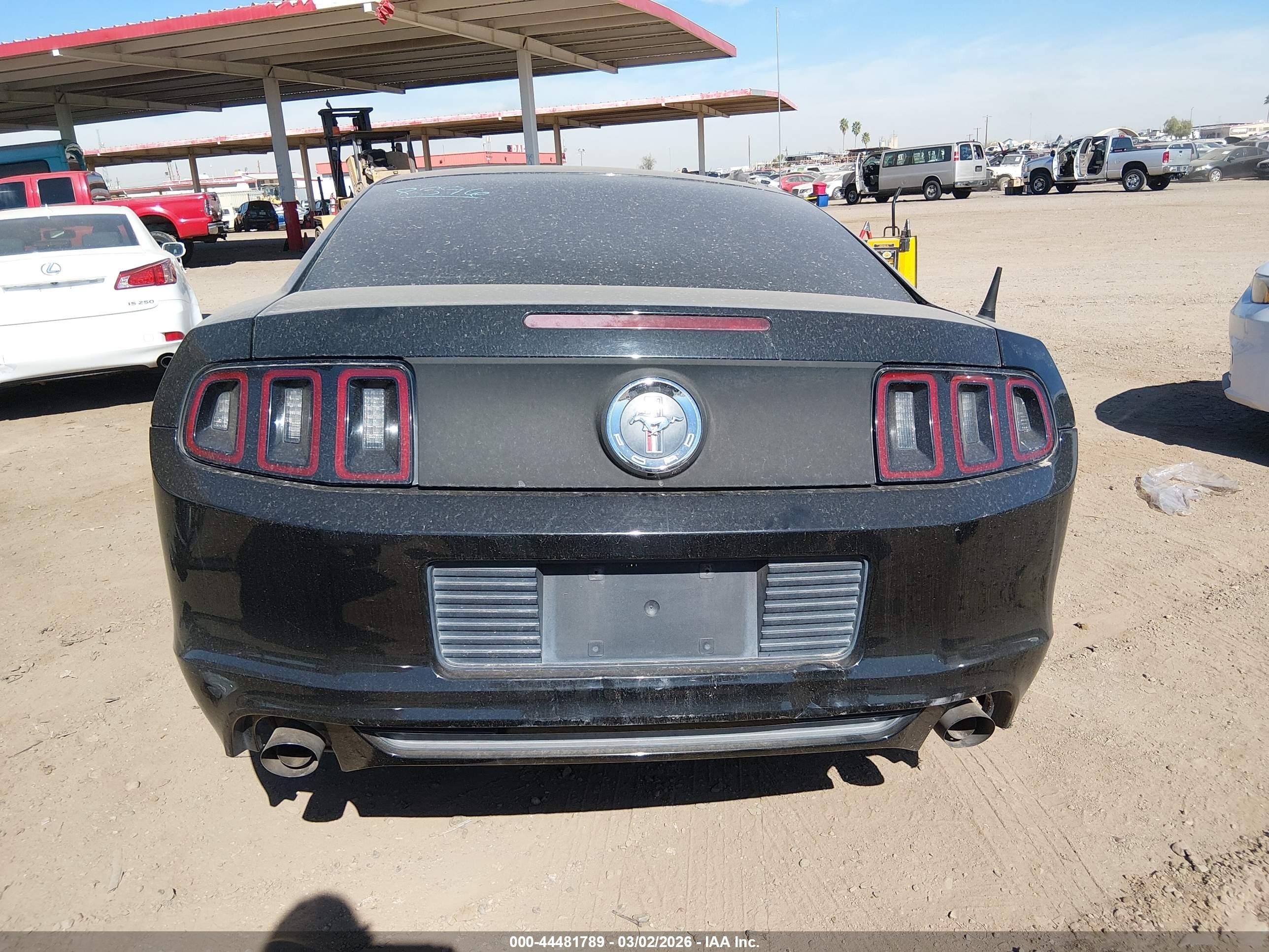 2013 Ford Mustang V6 Black vin: 1ZVBP8AM7D5251561