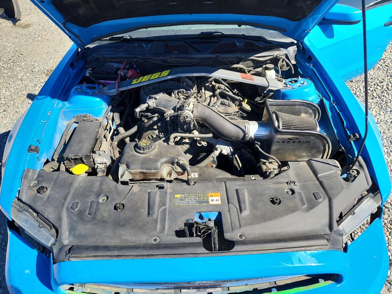 2013 Ford Mustang Blue vin: 1ZVBP8AM7D5258560
