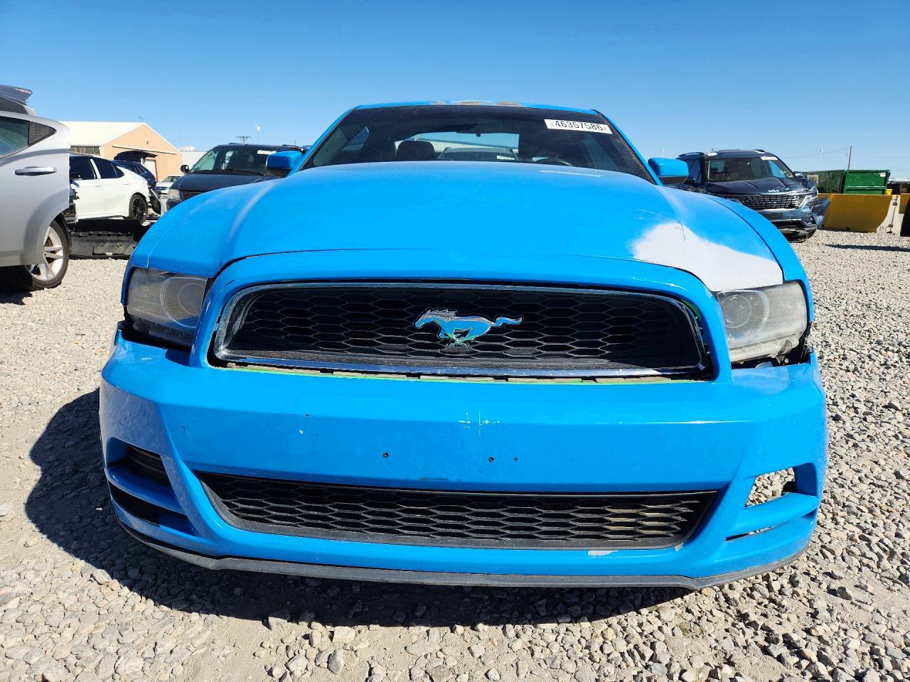 2013 Ford Mustang Blue vin: 1ZVBP8AM7D5258560