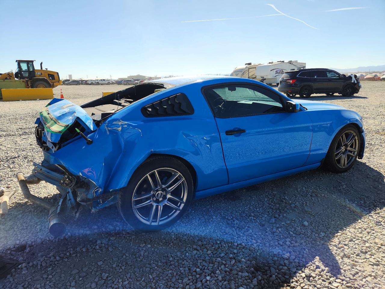2013 Ford Mustang Blue vin: 1ZVBP8AM7D5258560
