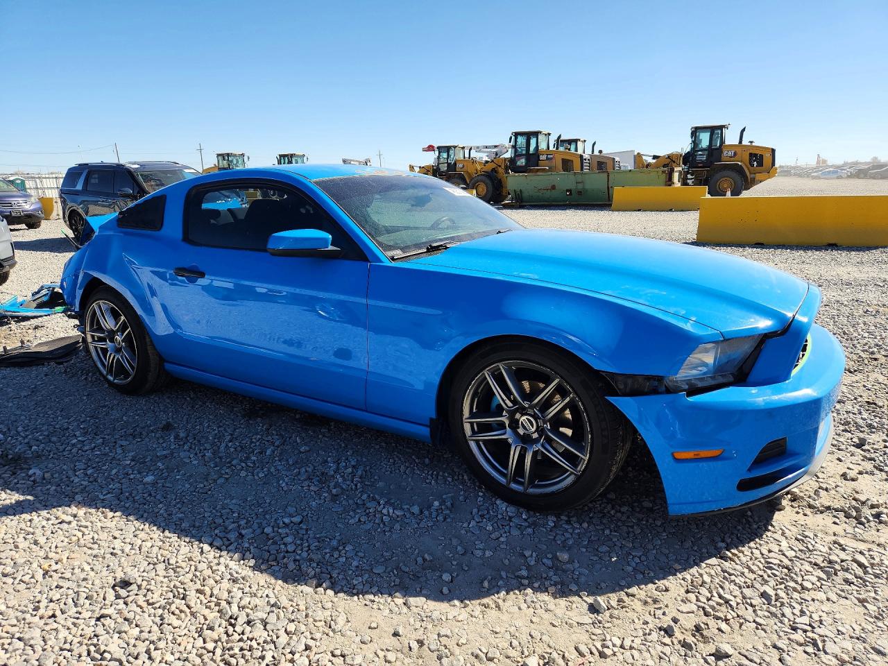 2013 Ford Mustang Blue vin: 1ZVBP8AM7D5258560