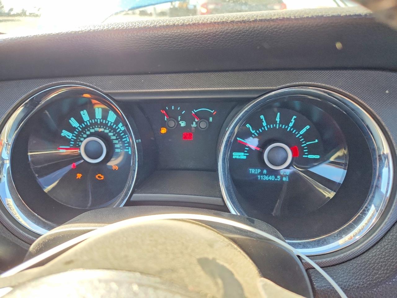 2013 Ford Mustang Blue vin: 1ZVBP8AM7D5258560