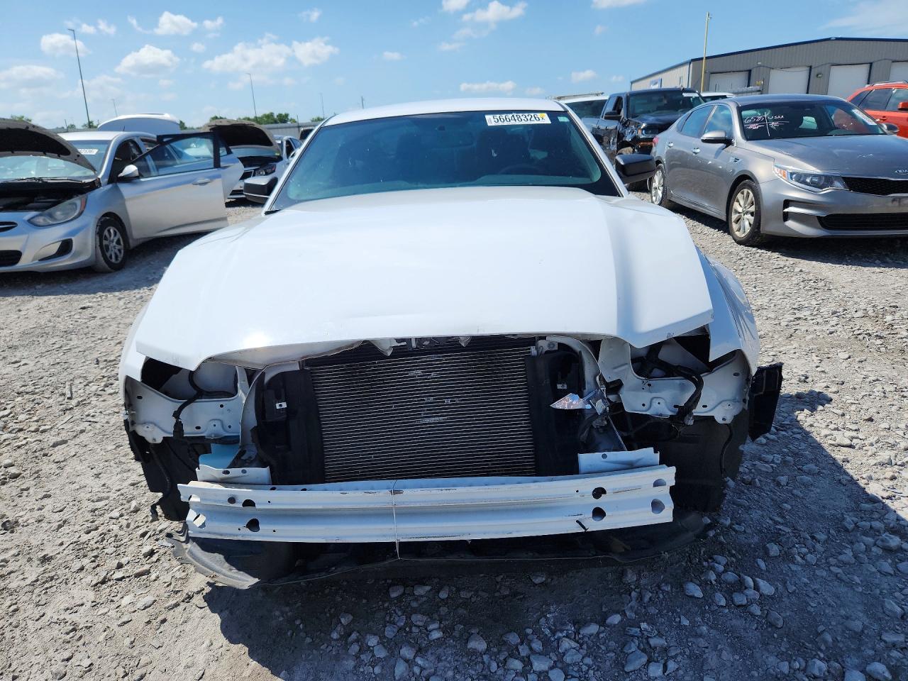 2014 Ford Mustang White vin: 1ZVBP8AM7E5203673