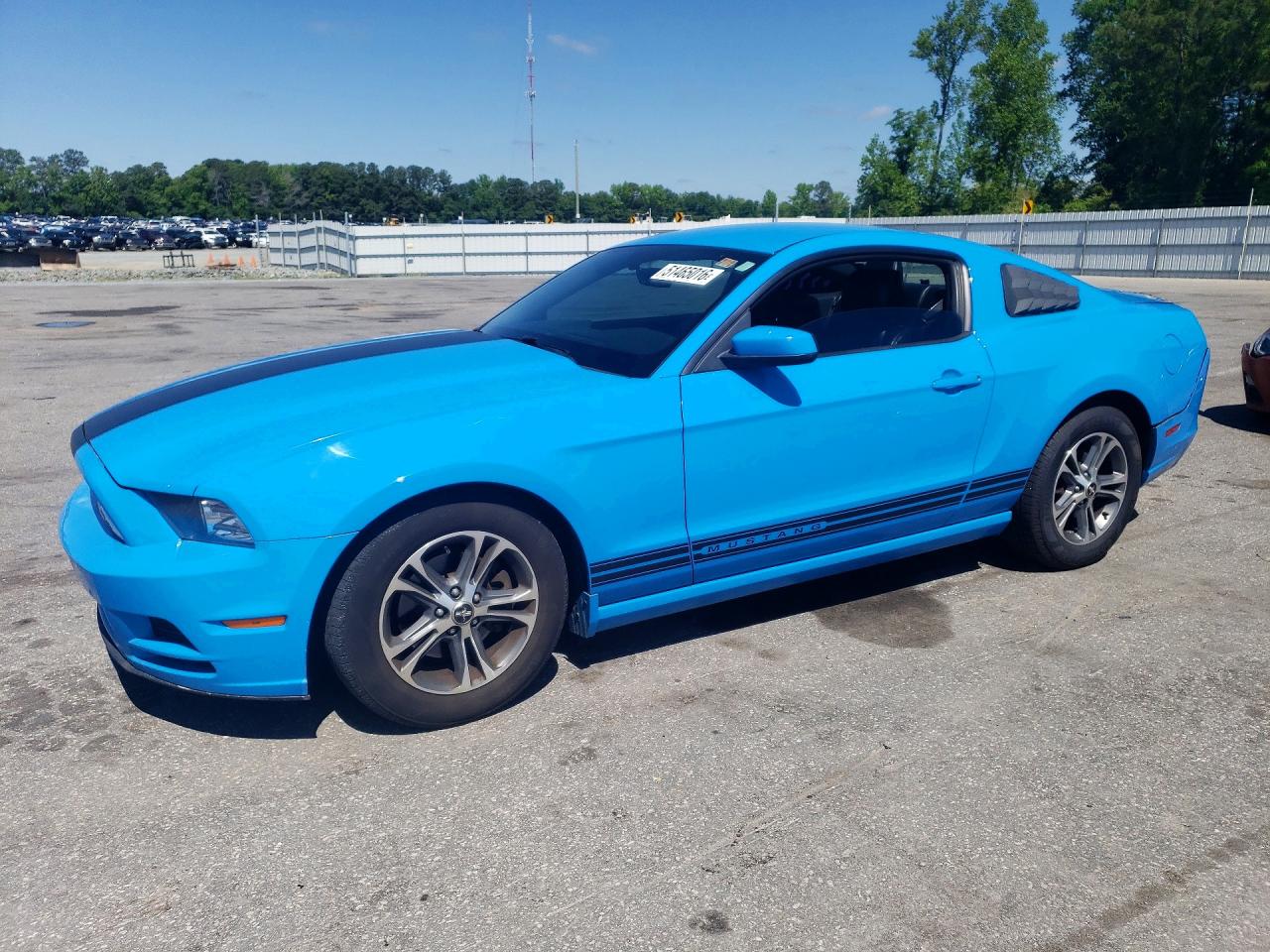 2014 Ford Mustang 2d Blue vin: 1ZVBP8AM7E5210994
