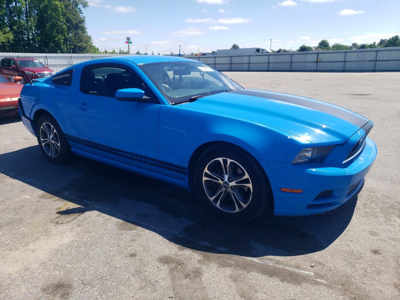 2014 Ford Mustang 2d Blue vin: 1ZVBP8AM7E5210994
