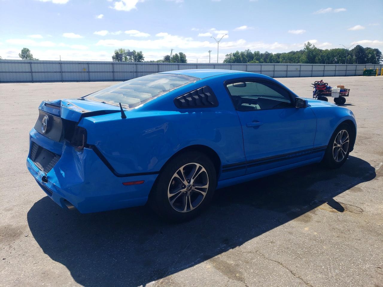 2014 Ford Mustang 2d Blue vin: 1ZVBP8AM7E5210994