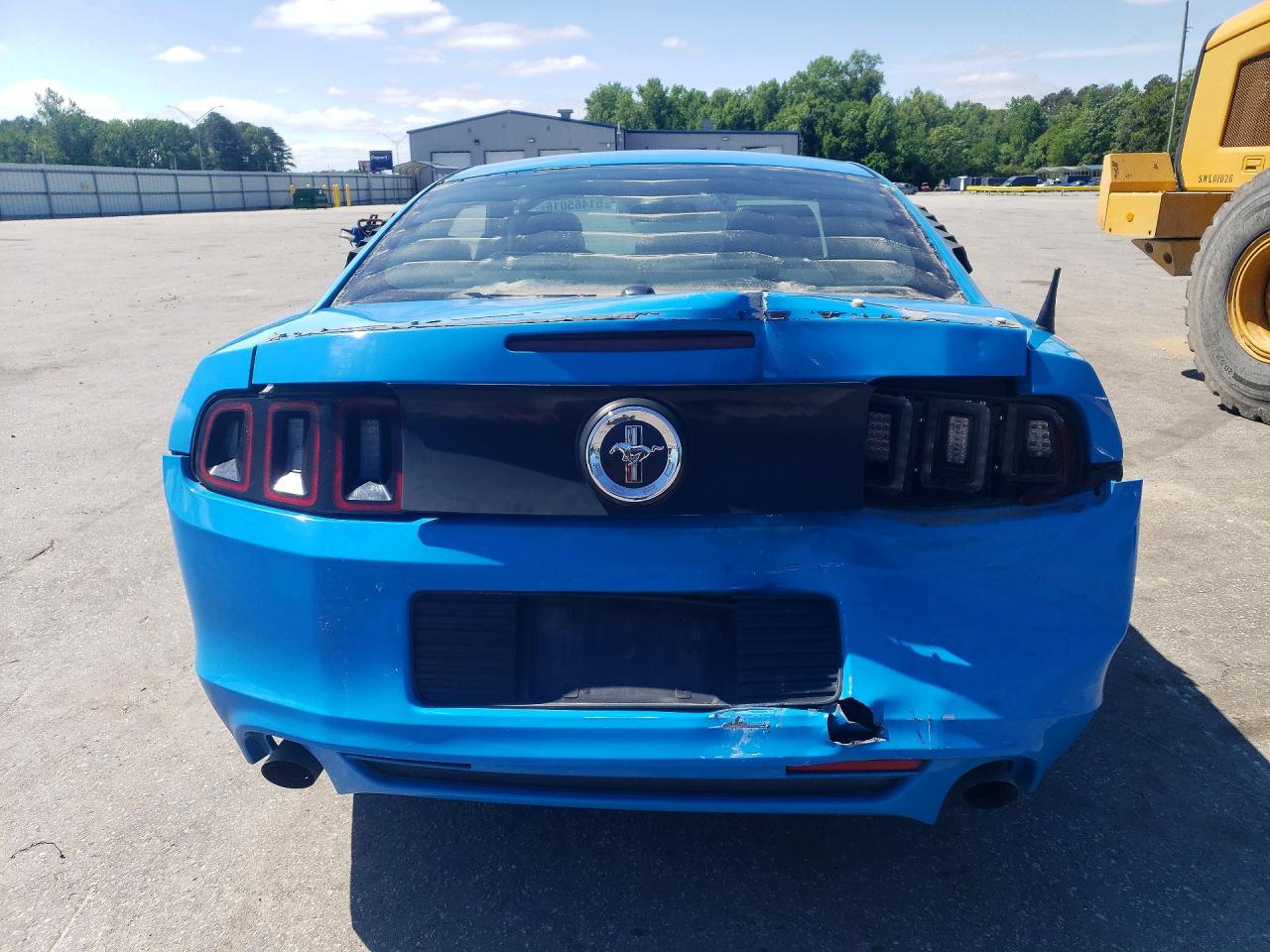 2014 Ford Mustang 2d Blue vin: 1ZVBP8AM7E5210994