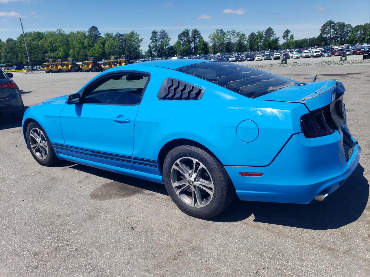 2014 Ford Mustang 2d Blue vin: 1ZVBP8AM7E5210994