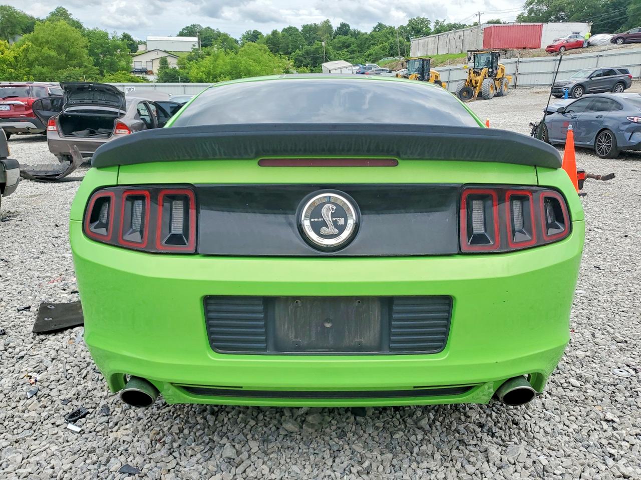 2014 Ford Mustang Green vin: 1ZVBP8AM7E5255367