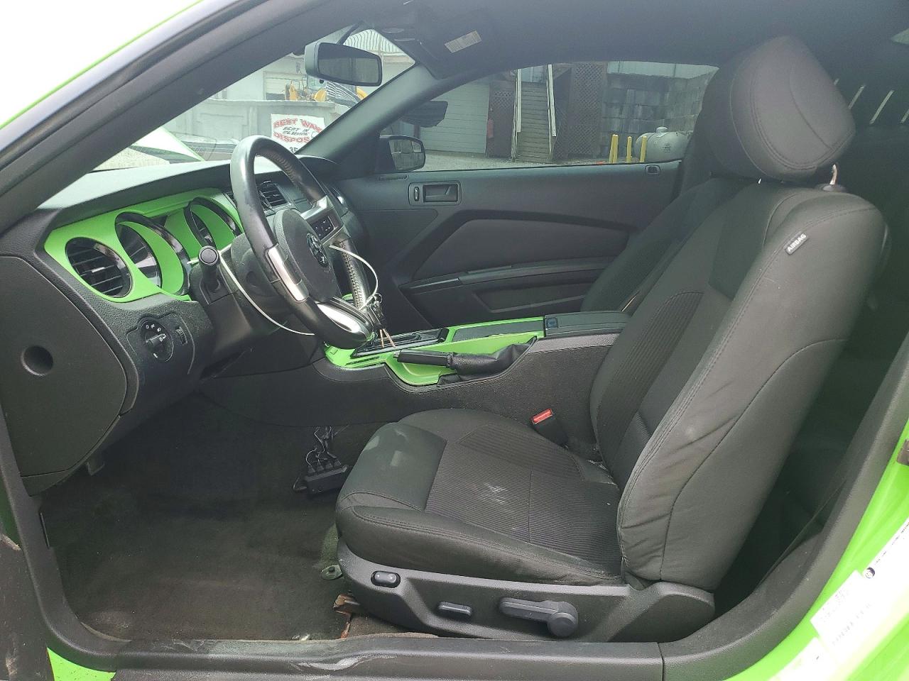 2014 Ford Mustang Green vin: 1ZVBP8AM7E5255367
