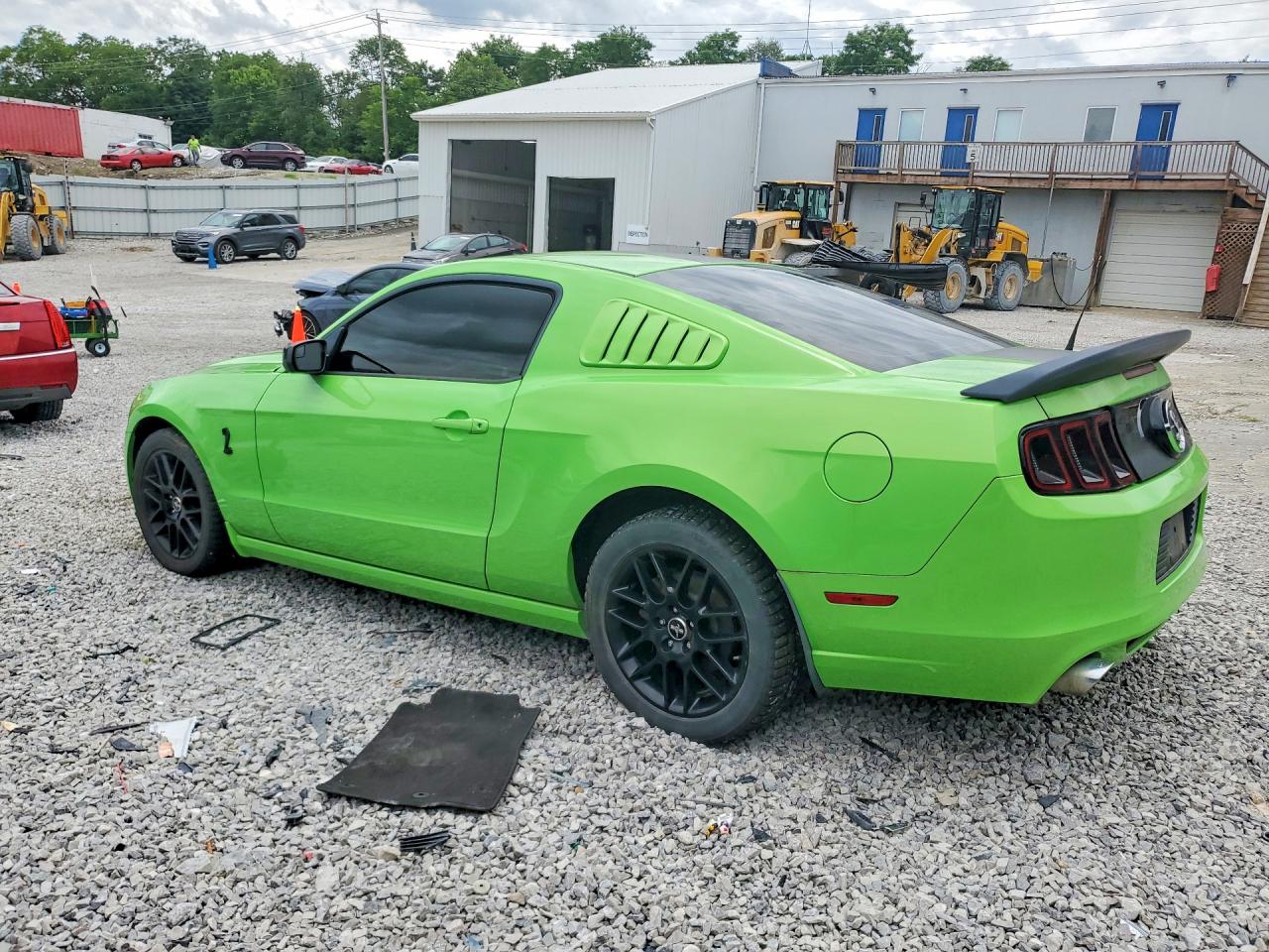 2014 Ford Mustang Green vin: 1ZVBP8AM7E5255367