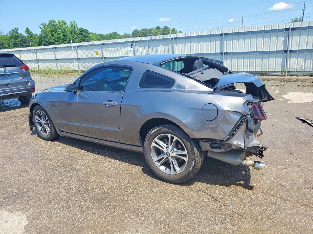 2014 Ford Mustang Gray vin: 1ZVBP8AM7E5266854