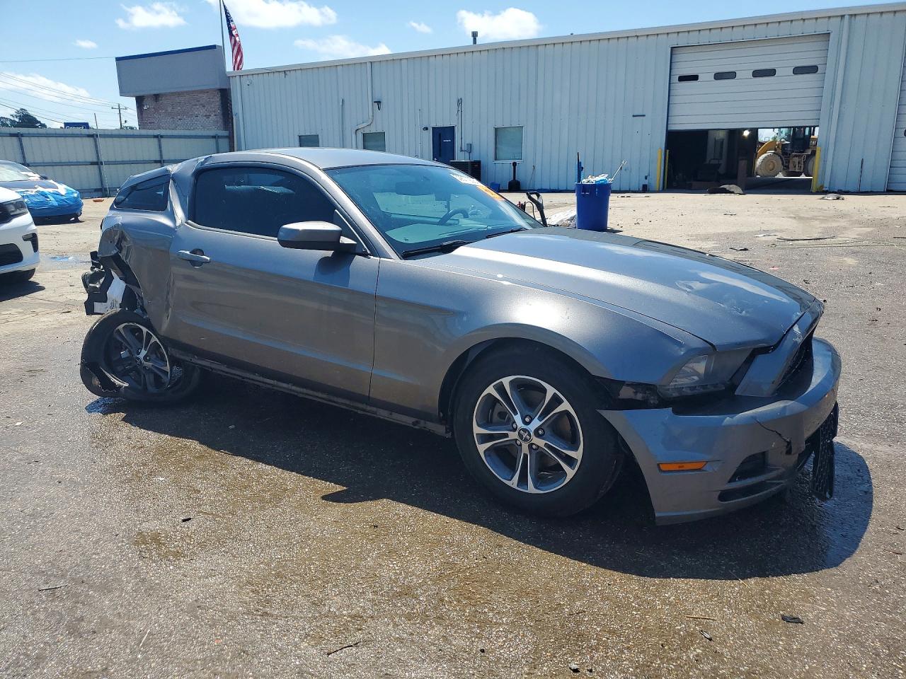 2014 Ford Mustang Gray vin: 1ZVBP8AM7E5266854