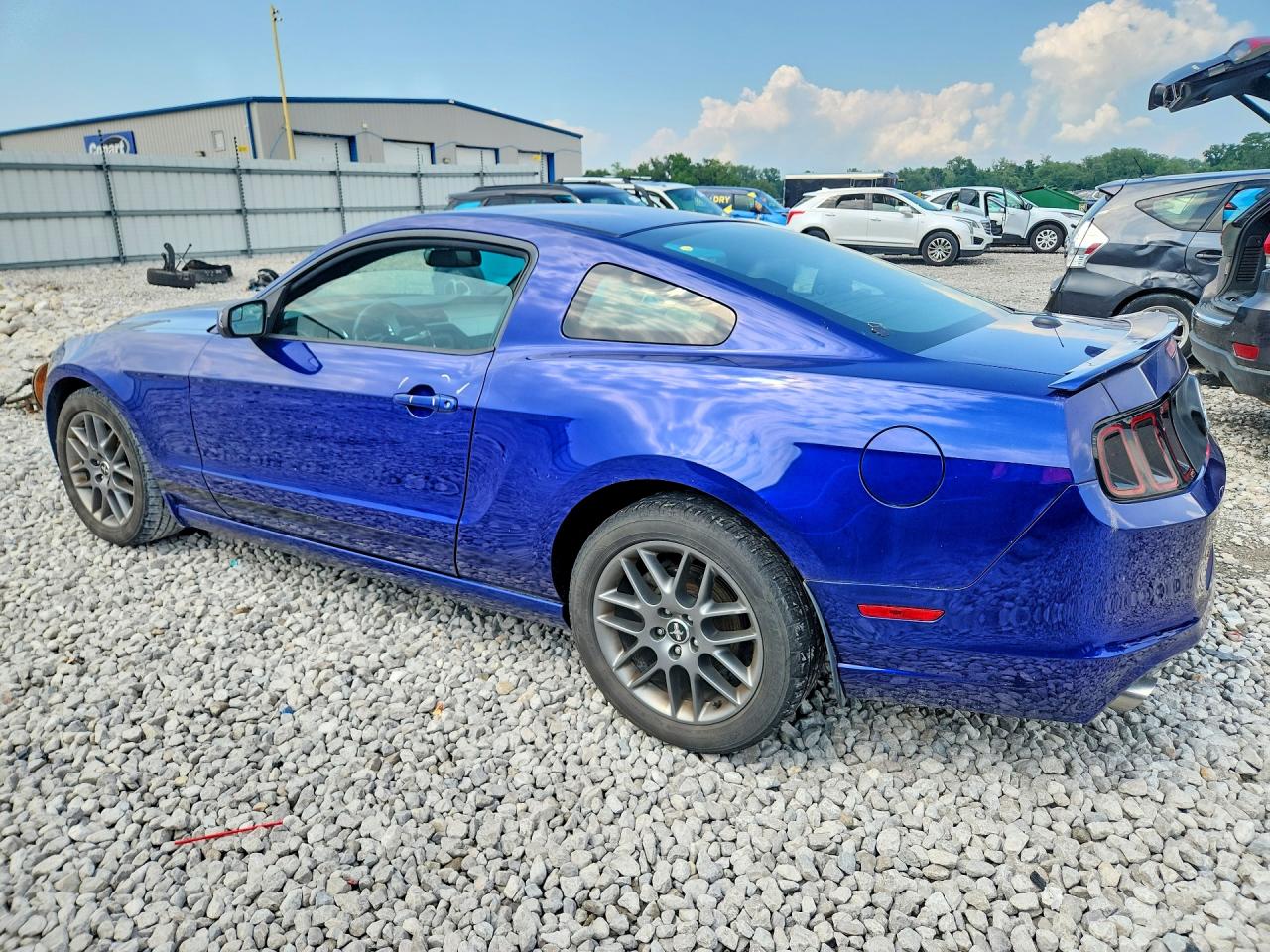 2014 Ford Mustang Blue vin: 1ZVBP8AM7E5280592