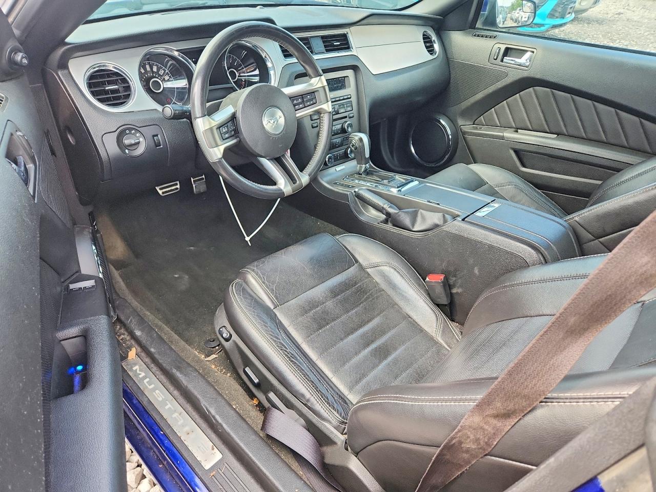 2014 Ford Mustang Blue vin: 1ZVBP8AM7E5280592