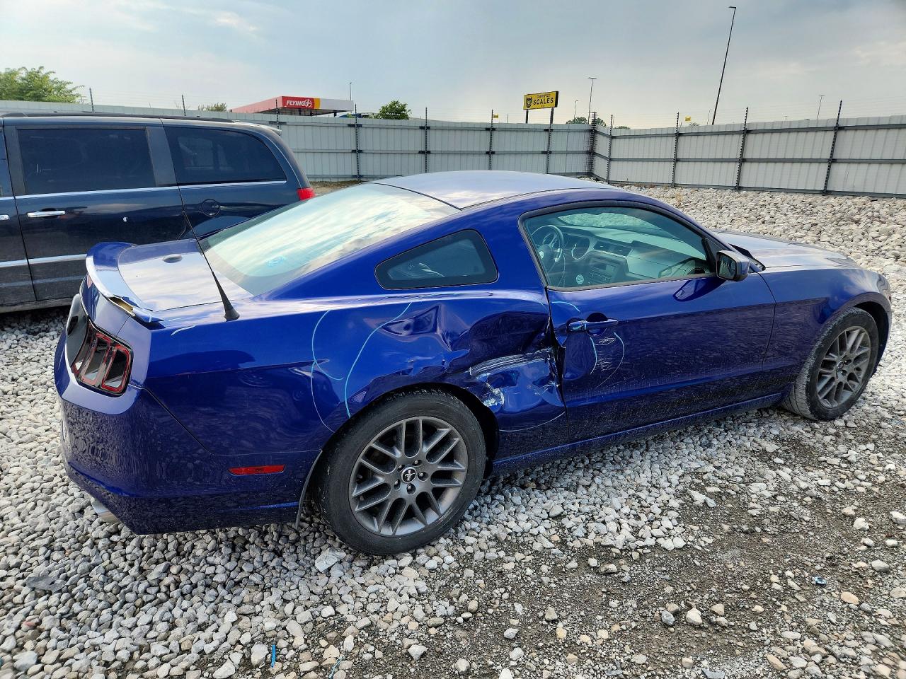2014 Ford Mustang Blue vin: 1ZVBP8AM7E5280592