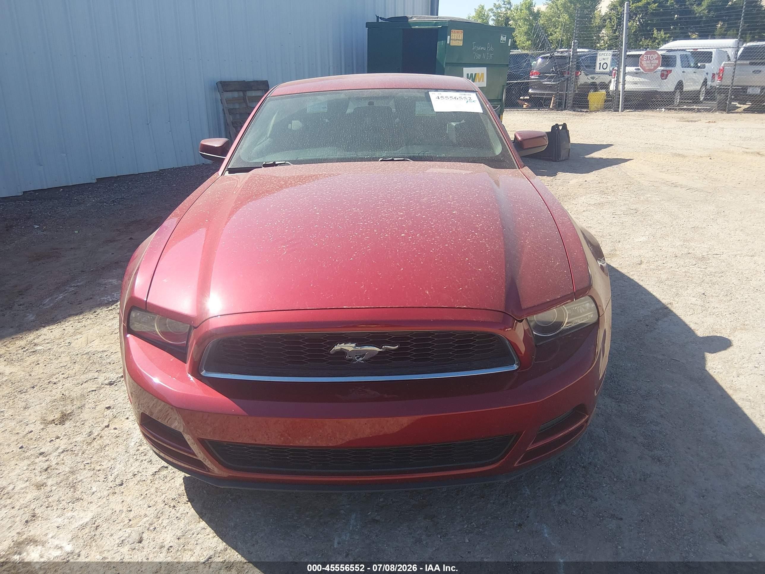 2014 Ford Mustang V6/v6 Premium Red vin: 1ZVBP8AM7E5284495