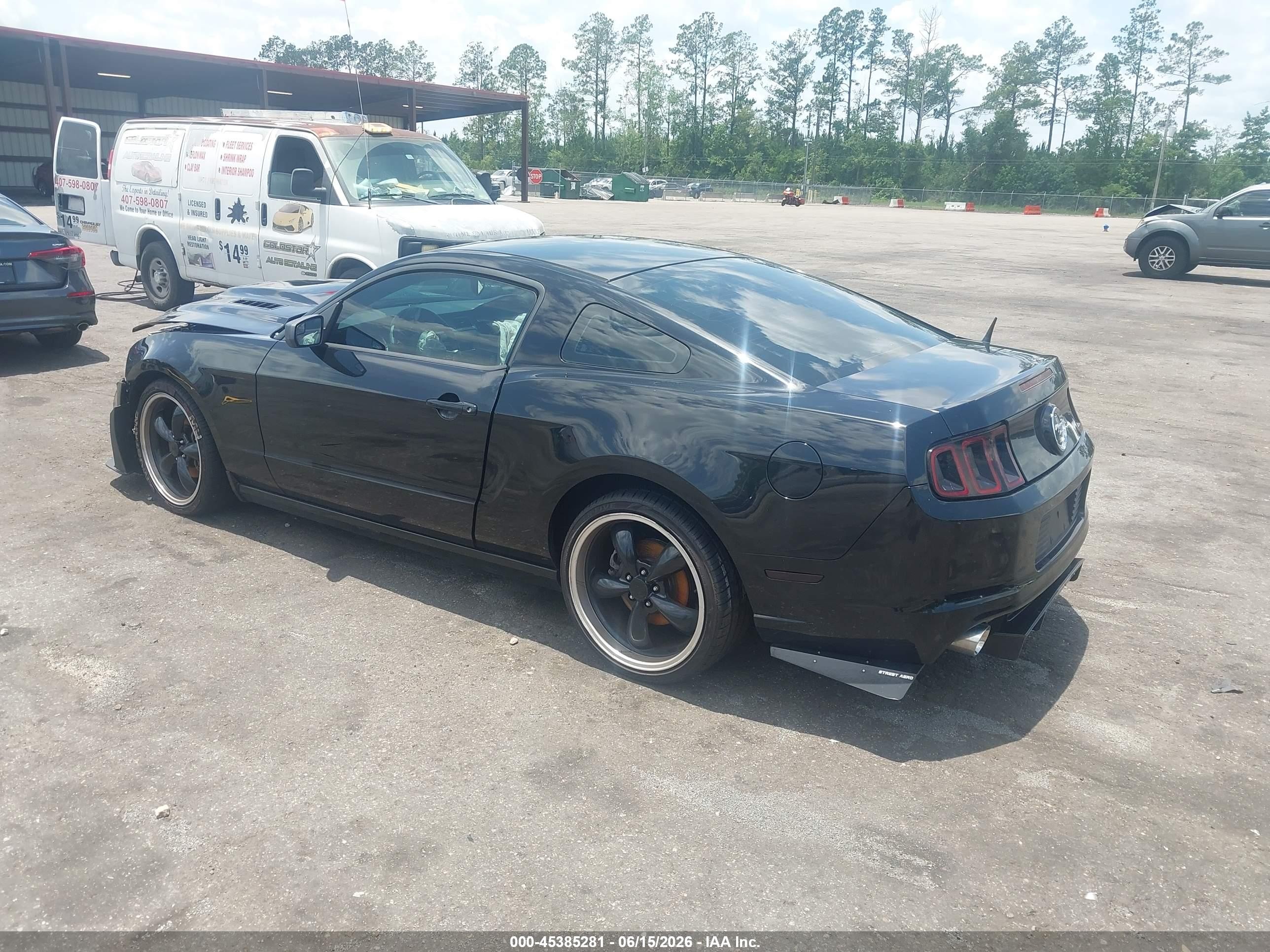 2014 Ford Mustang   Black vin: 1ZVBP8AM7E5290149