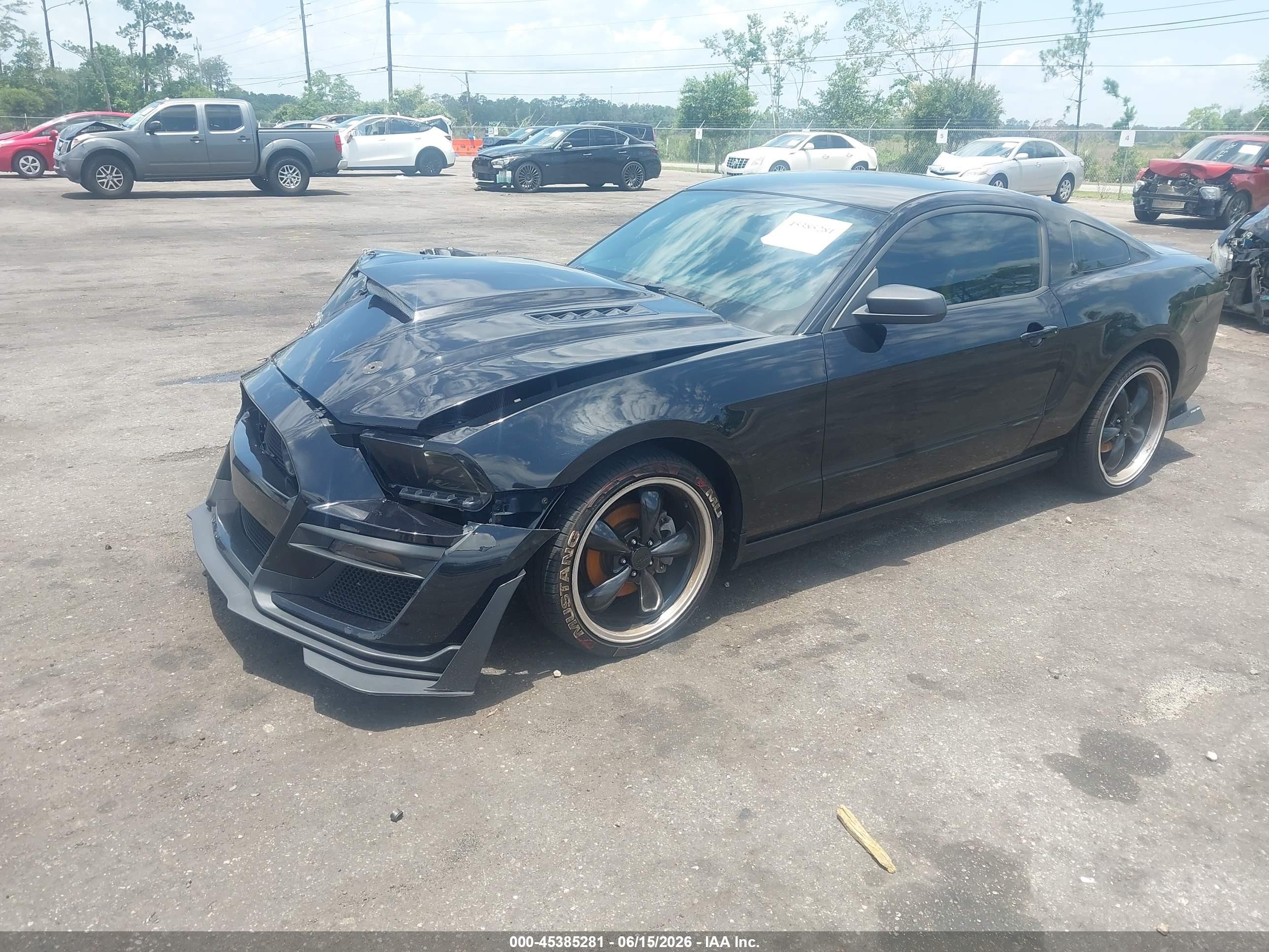2014 Ford Mustang   Black vin: 1ZVBP8AM7E5290149