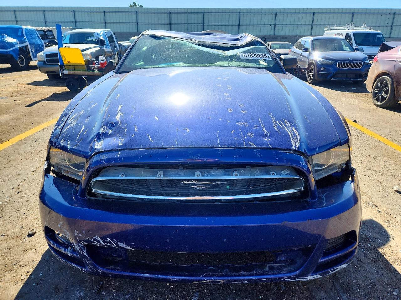 2014 Ford Mustang Blue vin: 1ZVBP8AM7E5294671
