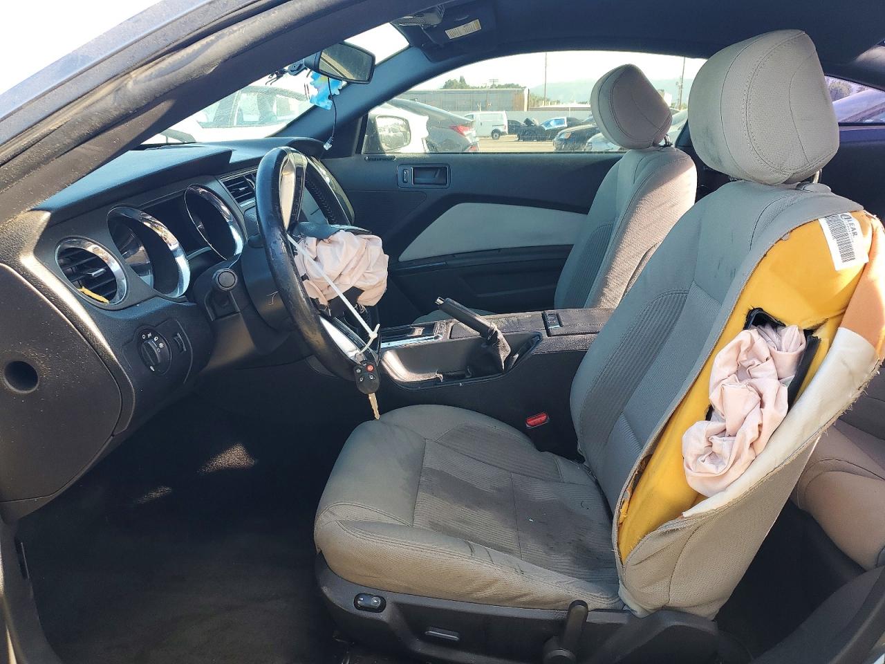 2014 Ford Mustang Gray vin: 1ZVBP8AM7E5301974