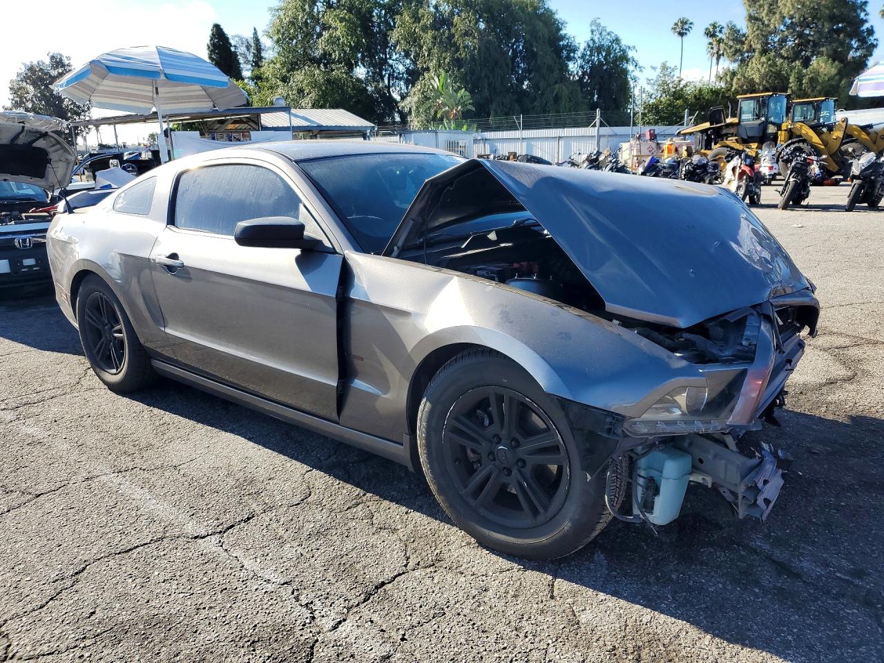 2014 Ford Mustang Gray vin: 1ZVBP8AM7E5301974